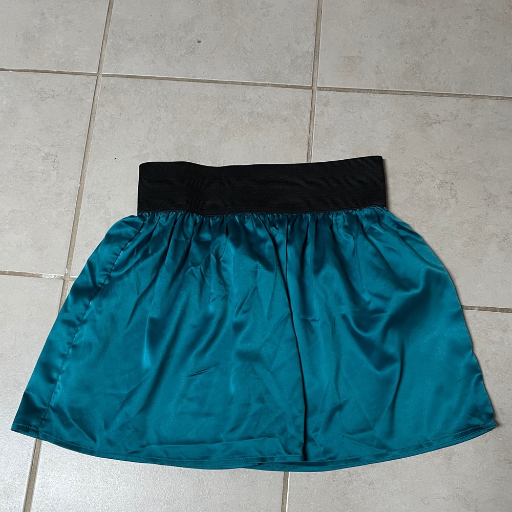 Forever 21 teal skirt